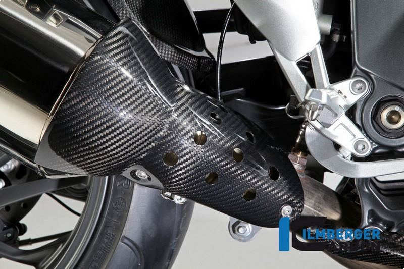 ILMBERGER / イルムバーガーカーボンパーツ フロントサイレンサー 排気口 プロテクター BMW K1300S/R | ABV.002.K130S.K