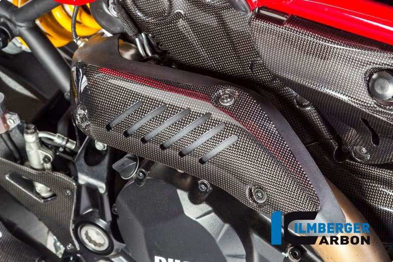 ILMBERGER / イルムバーガーカーボンパーツ エキゾーストプロテクション マニホールド - Ducati Monster 1200/1200 S | AHK.004.D12MG.K