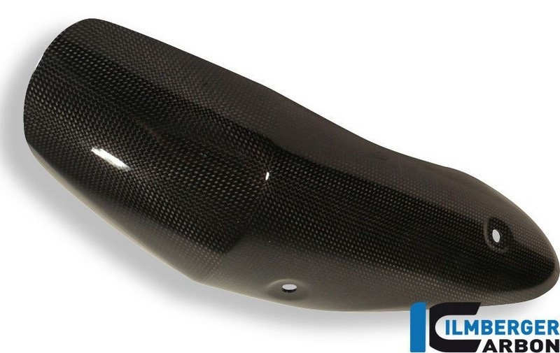 ILMBERGER / イルムバーガーカーボンパーツ エキゾーストプロテクション (左) カーボン - Triumph Speed Triple (2011-now) | AHL.005.TRSPT.K