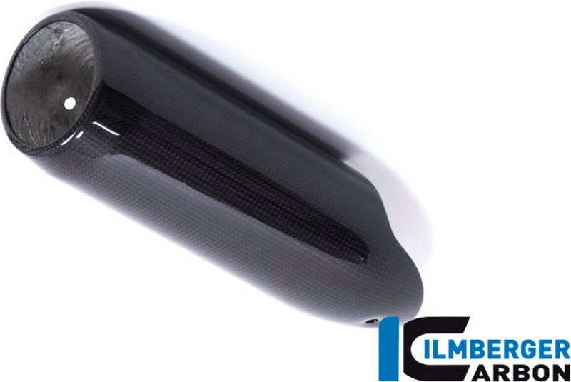 ILMBERGER / イルムバーガーカーボンパーツ ロワーエキゾーストエンドキャップ グロスカーボン - Ducati Supersport 939 | AHS.009.DSS7G.K
