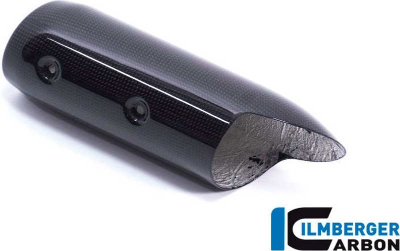 ILMBERGER / イルムバーガーカーボンパーツ ロワーエキゾーストエンドキャップ グロスカーボン - Ducati Supersport 939 | AHS.009.DSS7G.K