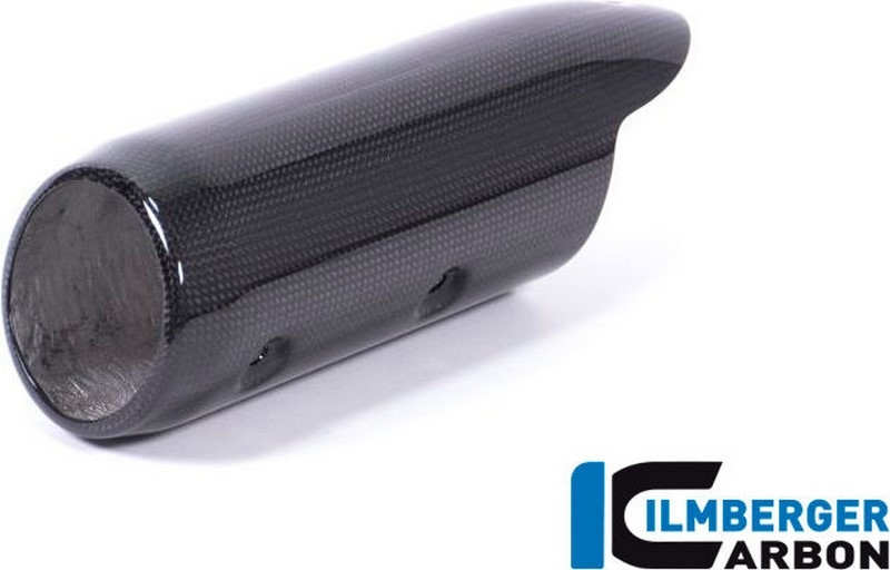 ILMBERGER / イルムバーガーカーボンパーツ アッパーエキゾーストエンドキャップ グロスカーボン - Ducati Supersport 939 | AHS.010.DSS7G.K