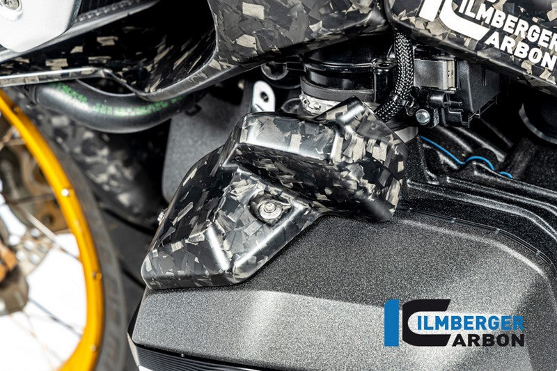 ILMBERGER インジェクターノズル カバー 左側 BDC(ブラック・ダイヤモンド・カーボン仕上げ) マット仕上げ(艶なし) BMW R 1300 GS 2023- | BM.EDL.031.R23GS