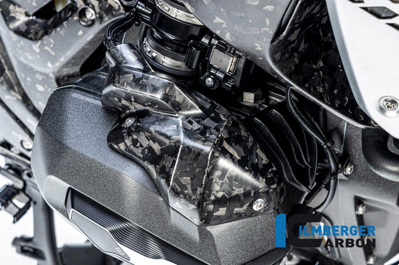 ILMBERGER インジェクターノズル カバー 右側 BDC(ブラック・ダイヤモンド・カーボン仕上げ) マット仕上げ(艶なし) BMW R 1300 GS 2023- | BM.EDR.032.R23GS