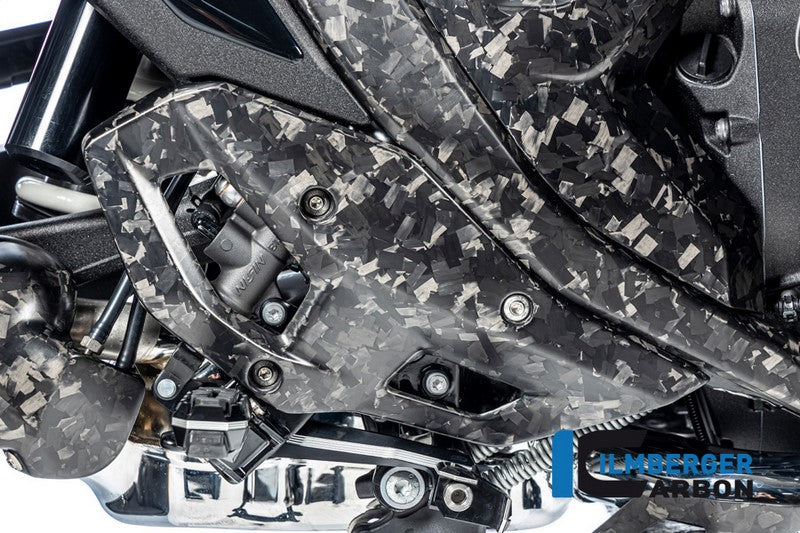 ILMBERGER ヒールガード 右側 BDC(ブラック・ダイヤモンド・カーボン仕上げ) マット仕上げ(艶なし) BMW R 1300 GS 2023- | BM.FSR.017.R23GS