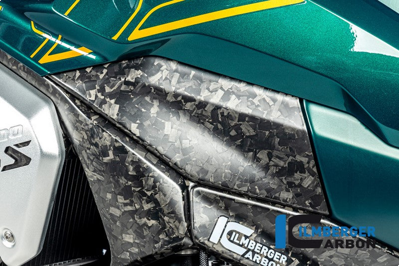ILMBERGER ロア タンクカバー 左側 (アッパー) BDC(ブラック・ダイヤモンド・カーボン仕上げ) マット仕上げ(艶なし) BMW R 1300 GS 2023- | BM.TUL.033.R23GS