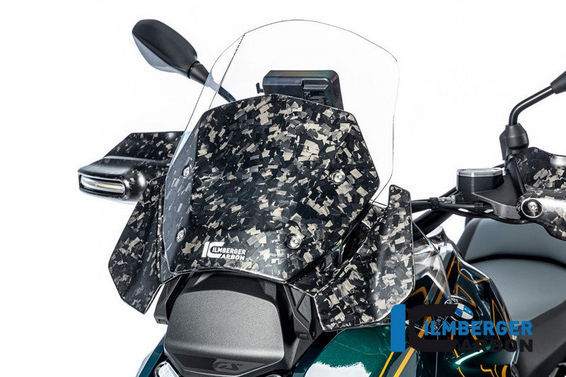 ILMBERGER ウインドプロテクター 左側 BDC(ブラック・ダイヤモンド・カーボン仕上げ) マット仕上げ(艶なし) BMW R 1300 GS 2023- | BM.WAL.002.R23GS