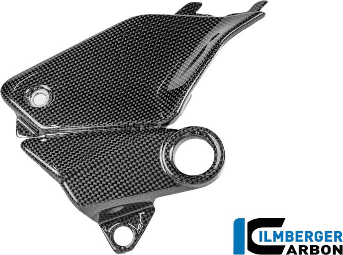 左タンクサイドカバー カーボングロス