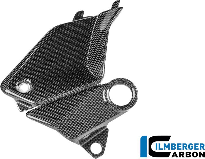 左タンクサイドカバー カーボングロス