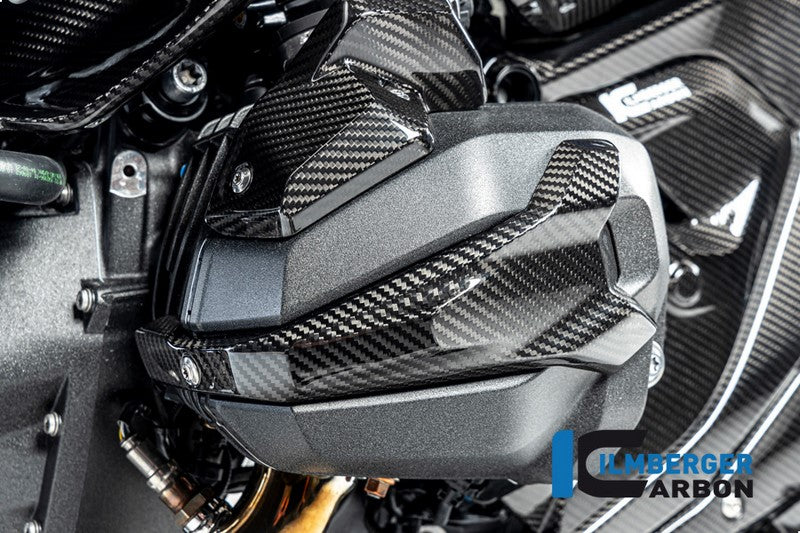 ILMBERGER / イルムバーガーカーボン スパークプラグキャップカバー 左 グロッシー BMW R 1300 GS 2023- | CG.ZAL.026.R23GS