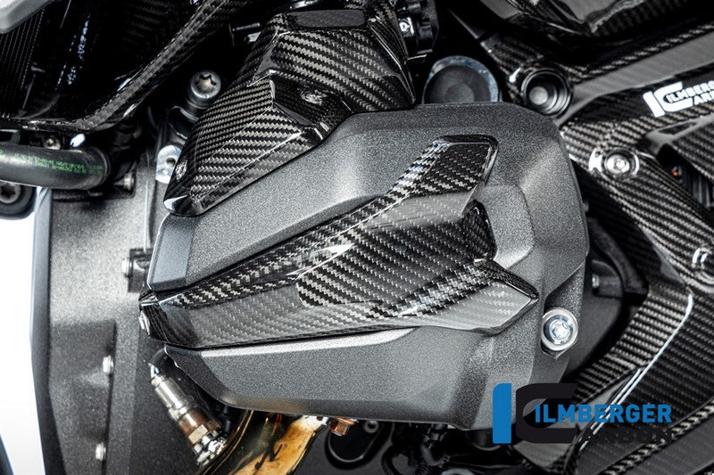 ILMBERGER / イルムバーガーカーボン スパークプラグキャップカバー 左 グロッシー BMW R 1300 GS 2023- | CG.ZAL.026.R23GS