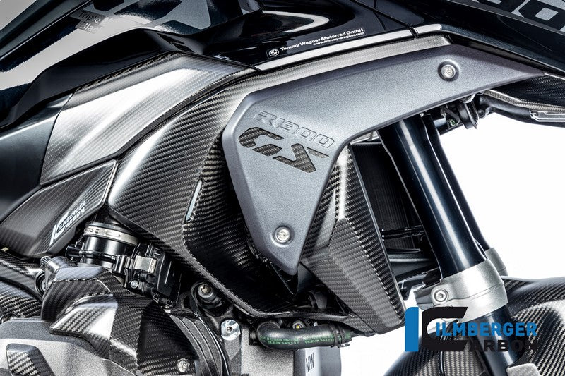 ILMBERGER AIRVENT COVER RIGHT SIDE CARBON MATT BMW R 1300 GS FROM 2023 | CM.LAR.019.R23GS