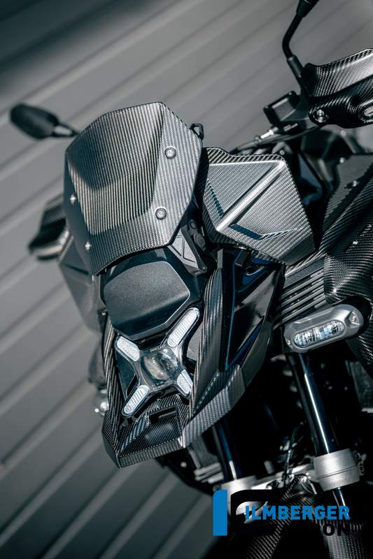 左側ウインドスクリーン マットカーボン