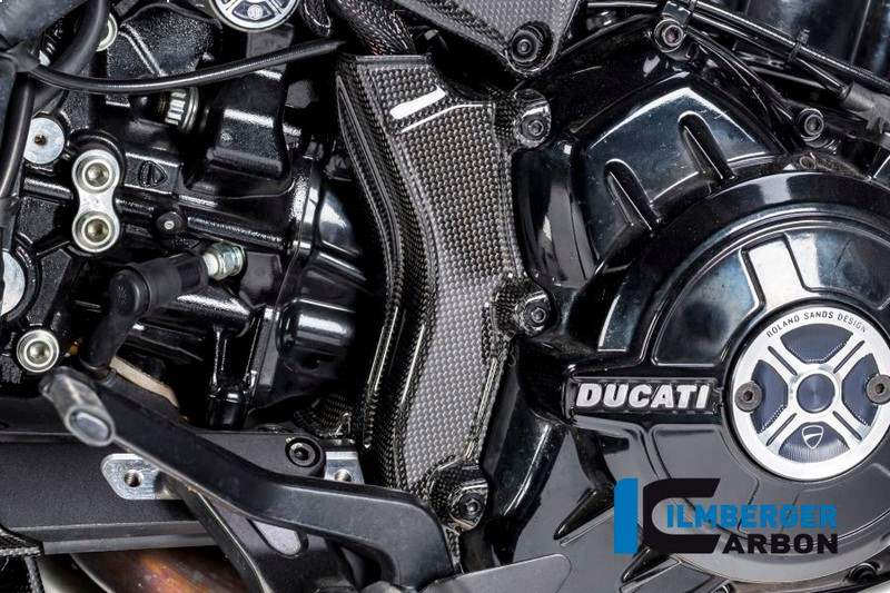 ILMBERGER / イルムバーガーカーボンパーツ エレクトリカルケーブルカバー グロス Ducati Xディアベル '16 | EKA.022.XD16G.K