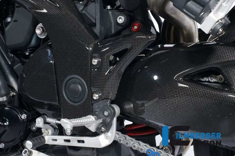 ILMBERGER / イルムバーガーカーボンパーツ ヒールプロテクター (左) カーボン - Triumph Speed Triple (2011-now) | FSL.007.TRSPT.K