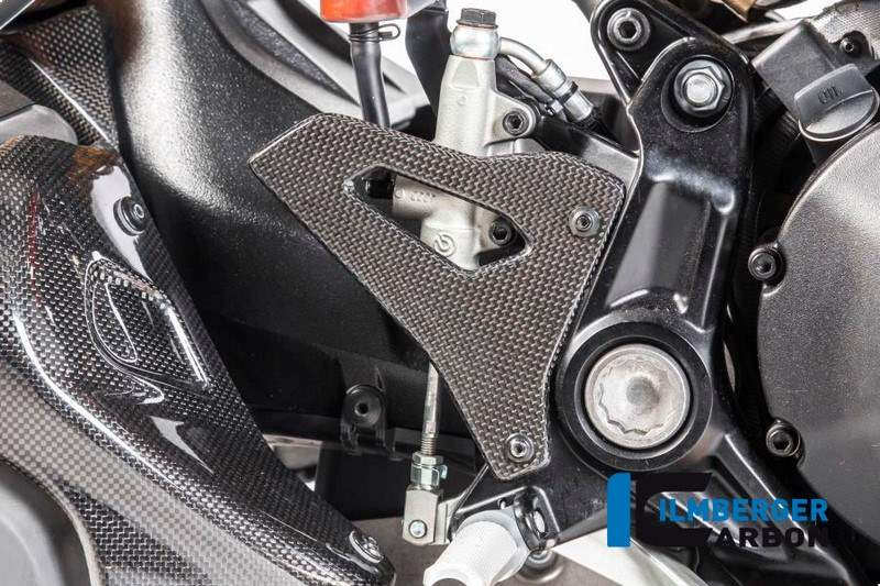 ILMBERGER / イルムバーガーカーボンパーツ ヒールガード 右 グロス Ducati Monster 1200R | FSR.003.MR12G.K