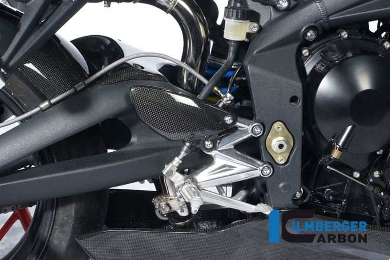 ILMBERGER / イルムバーガーカーボンパーツ ヒールプロテクター (右) カーボン - Triumph Street Triple 675 | FSR.006.TRSTR.K