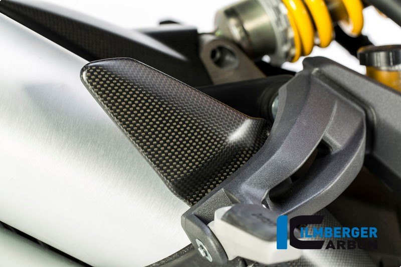 ILMBERGER / イルムバーガーカーボンパーツ ヒールガード 右側 マット - Ducati Monster 1200/1200 S | FSR.107.D12MM.K