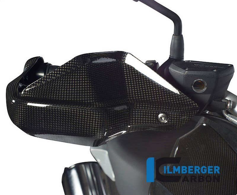 ILMBERGER / イルムバーガーカーボンパーツ ハンドプロテクター 右側 | HPR.023.GS12L.K