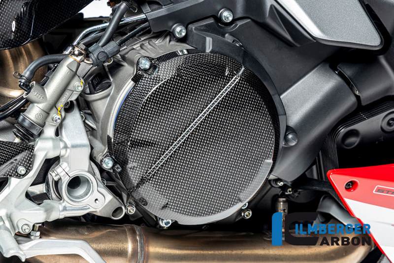 ILMBERGER / イルムバーガーカーボン クラッチカバー グロス Ducati ストリートファイター V2 | KDA.014.V2SFG.K