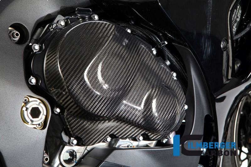 ILMBERGER / イルムバーガーカーボンパーツ クラッチカバープロテクション カーボン - Suzuki GSX R 1000 K9/10/11 | KDO.014.GSXR1.K