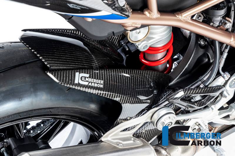 Ilmberger / イルムバーガーカーボンパーツ リアハガー アッパーチェーンガード付 BMW S 1000 RR Street 2019 | KHO.005.S119S.K