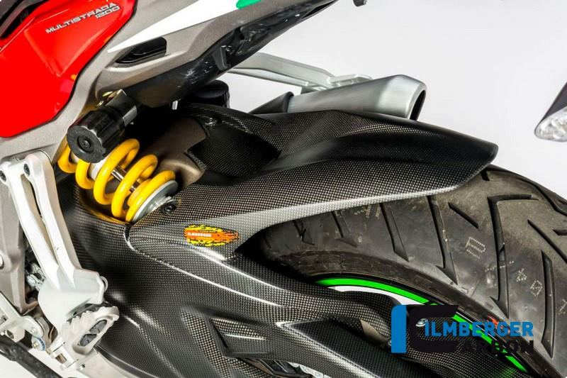 ILMBERGER / イルムバーガーカーボンパーツ リアハガー マット Ducati MTS 1200 '15 | KHO.102.D15MM.K