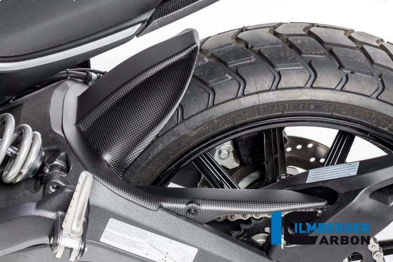 ILMBERGER / イルムバーガーカーボンパーツ リアフェンダー マット Ducati Scrambler '16 | KHO.120.DS15M.K