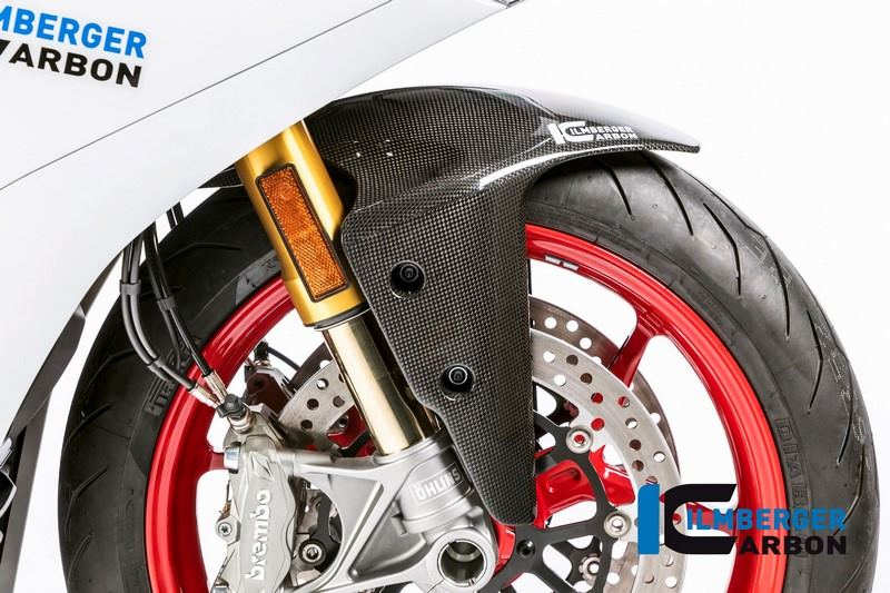 ILMBERGER / イルムバーガーカーボンパーツ フロントフェンダー グロスカーボン - Ducati Supersport 939 | KVO.001.DSS7G.K