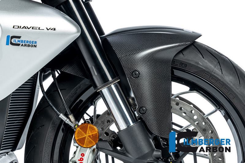 ILMBERGER / イルムバーガーカーボン フロントフェンダー Ducati ディアベル V4 2023- マット | KVO.122.DI23M.K