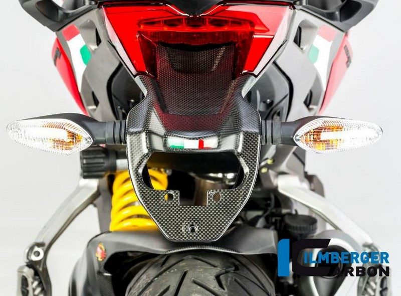ILMBERGER / イルムバーガーカーボンパーツ ナンバープレートホルダー マット Ducati MTS 1200'15 - NHO.106.D15MM.K | NHO.106.D
