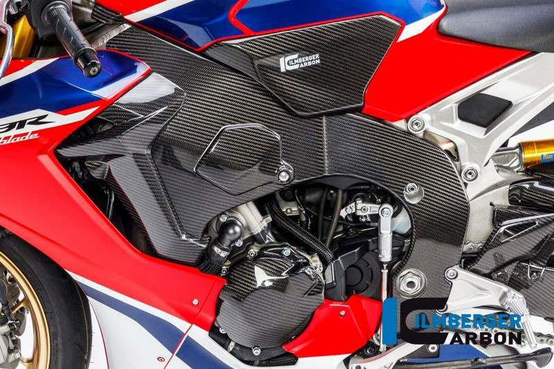 ILMBERGER / イルムバーガーカーボンパーツ フレームカバー 左側 カーボン - Honda CBR 1000 RR '17 | RAL.016.CBR17.K