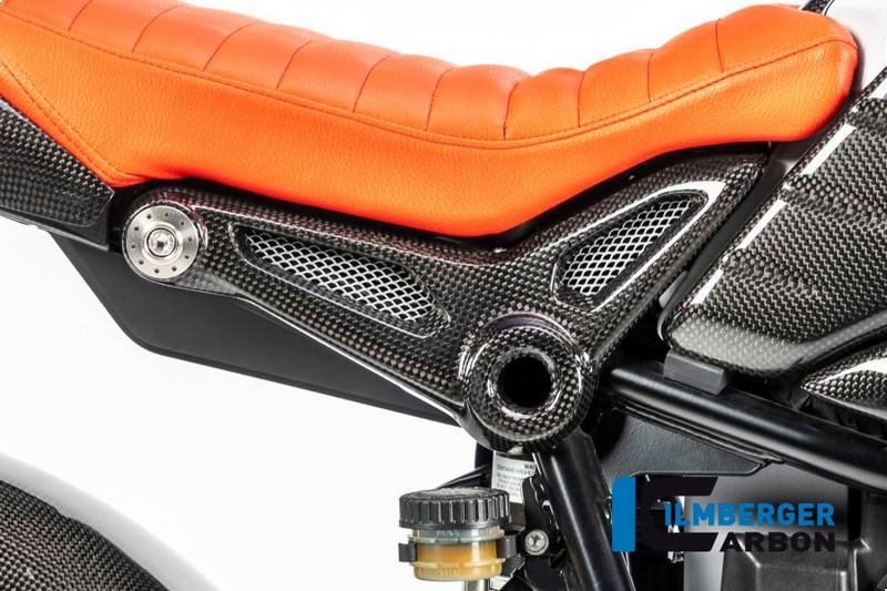 ILMBERGER / イルムバーガーカーボンパーツ リアフレームカバー 右側 BMW R NineT | RAR.012.NINET.K