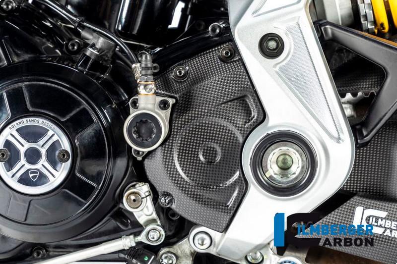 ILMBERGER / イルムバーガーカーボンパーツ スプロケットカバー マット Ducati XDiavel '16 | RIA.111.XD16M.K