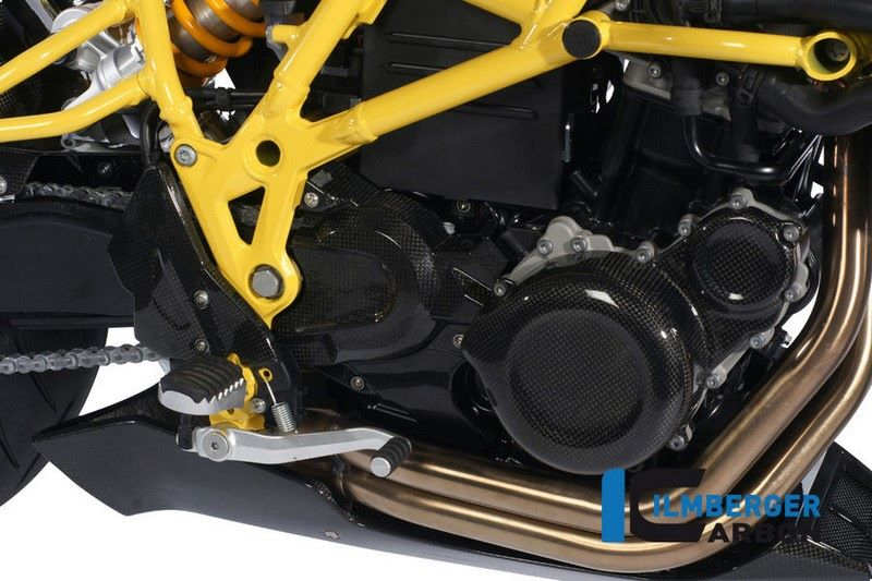 ILMBERGER / イルムバーガーカーボンパーツ フロントスプロケットカバー カーボン - BMW F 800 GS / GS Adventure und Husqvarna 900 / 900 R | RIO.013.NUDA9.K