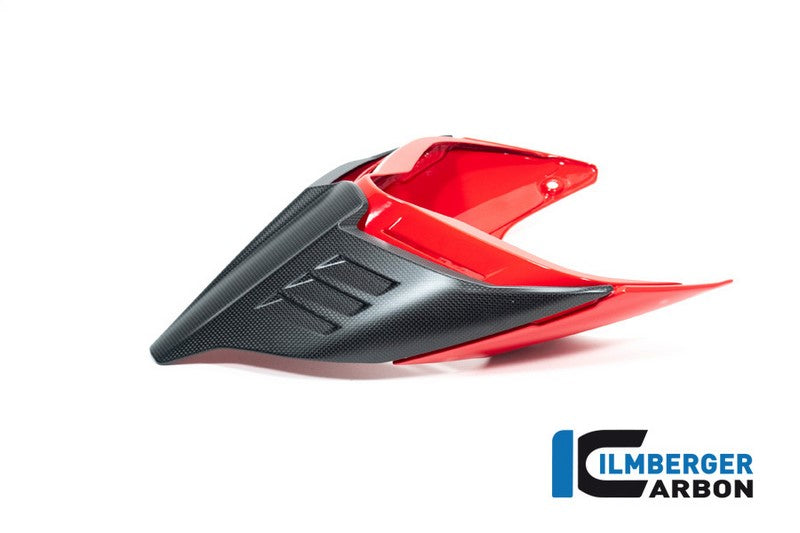 ILMBERGER シングルシート・ユニット スペシャル レッド カーボン 艶あり(グロッシー) DUCATI V4 PANIGALE/STREETFIGHTER | SIO.021.DLARG.K