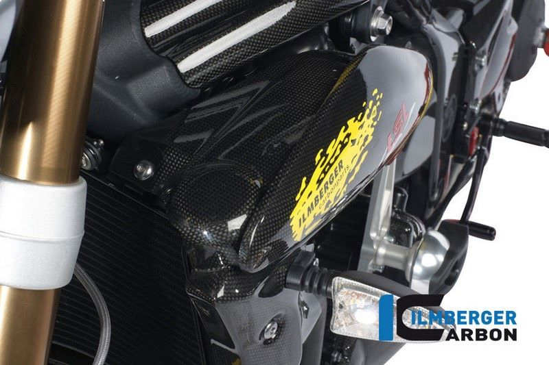 ILMBERGER / イルムバーガーカーボンパーツ サイドパネル (ウォータークーラー上部) (左) カーボン - Triumph Speed Triple (2011-now) | SKL.017.TRSPT.K