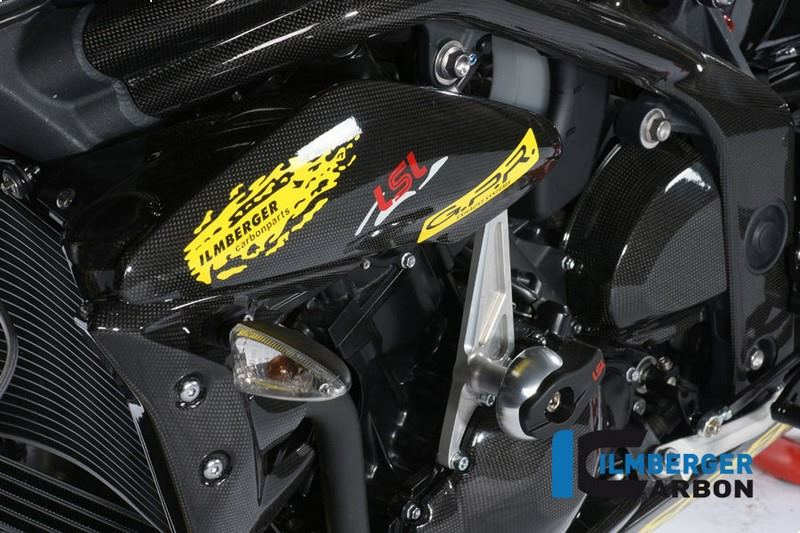 ILMBERGER / イルムバーガーカーボンパーツ サイドパネル (ウォータークーラー上部) (左) カーボン - Triumph Speed Triple (2011-now) | SKL.017.TRSPT.K