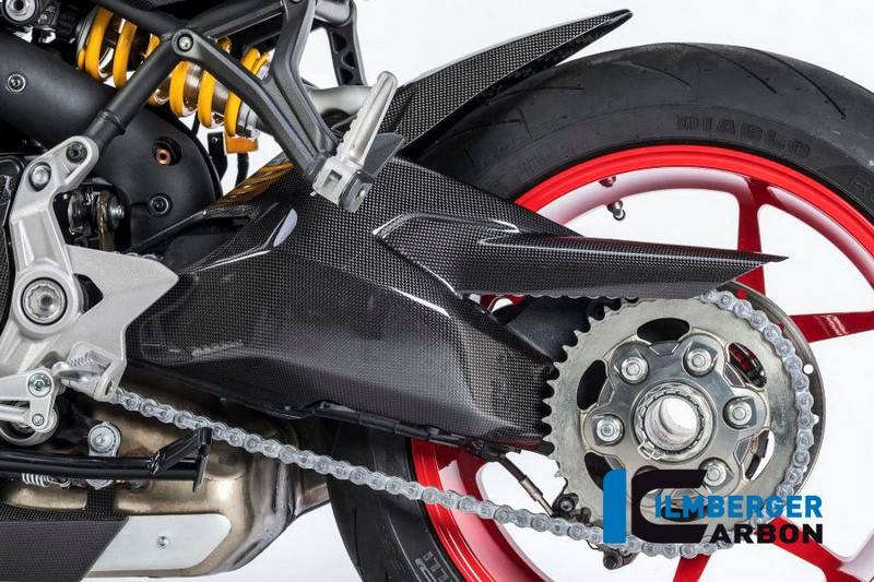 ILMBERGER / イルムバーガーカーボンパーツ スイングアームカバー グロスカーボン - Ducati Supersport 939 | SSO.013.DSS7G.K