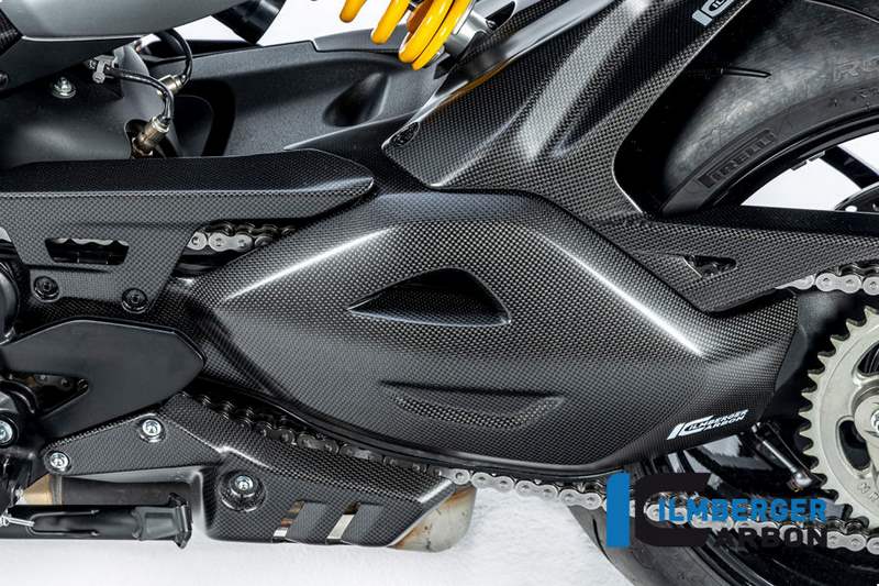 ILMBERGER / イルムバーガーカーボン スイングアームカバー Ducati ディアベル V4 2023- マット | SSO.125.DI23M.K