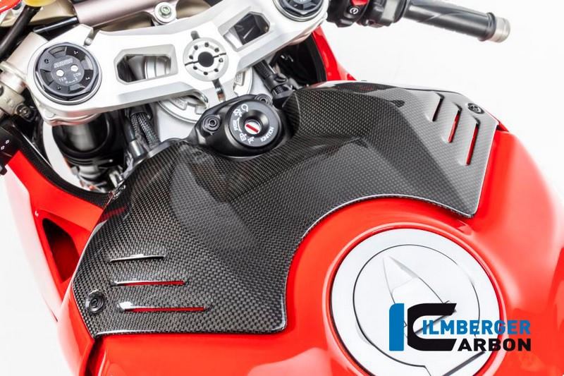 ILMBERGER / イルムバーガーカーボンパーツ アッパータンクカバー グロス Panigale V4 / V4 S | TAO.006.DPV4G.K