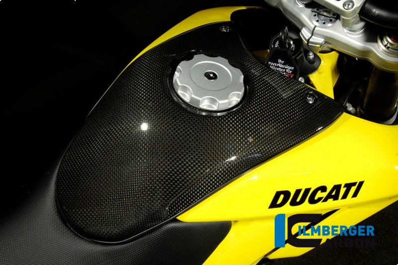 ILMBERGER / イルムバーガーカーボンパーツ タンクセンターパネル カーボン - Ducati Hypermotard | TAO.008.HYPER.K