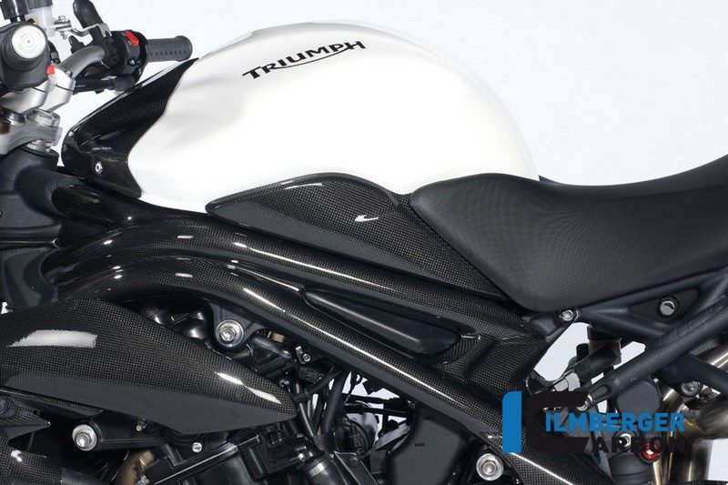 ILMBERGER / イルムバーガーカーボンパーツ タンクサイドパネル (左) カーボン - Triumph Speed Triple (2011-now) | TSL.011.TRSPT.K