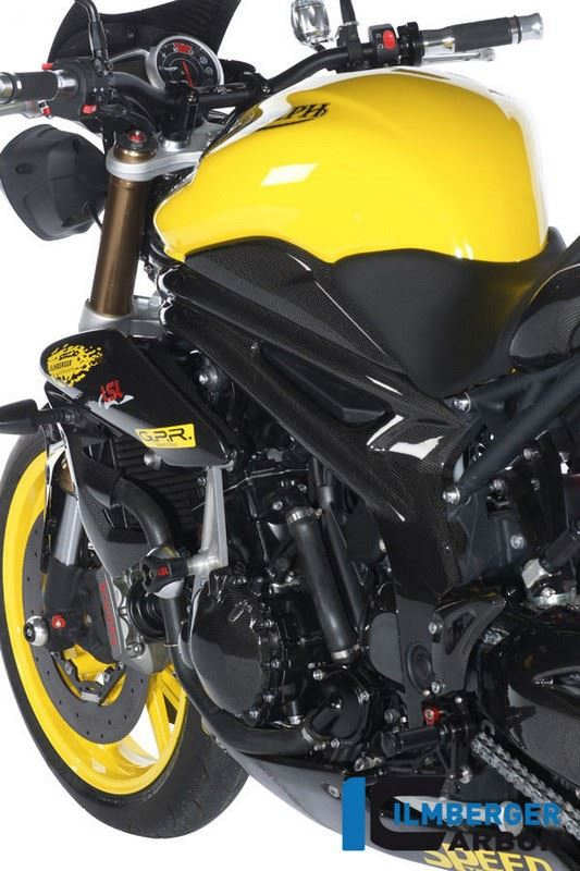ILMBERGER / イルムバーガーカーボンパーツ タンクサイドパネル (左) カーボン - Triumph Speed Triple (2011-now) | TSL.011.TRSPT.K