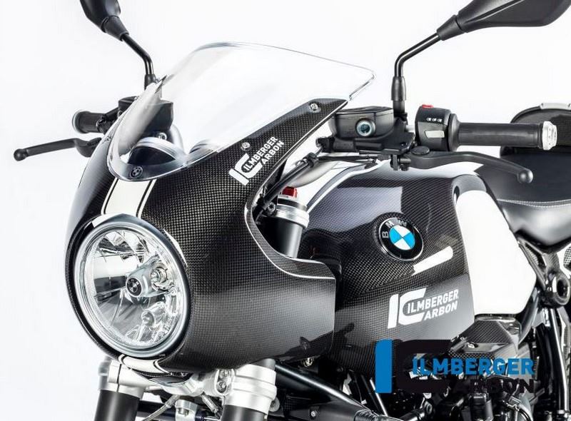 ILMBERGER / イルムバーガーカーボンパーツ フロントフェアリング 90S Style incl. ウィンドシールド BMW R Nine T (2016-2019)| VEO.013.NINET.K