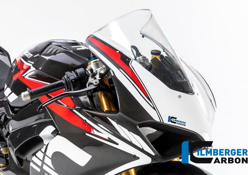 ILMBERGER / イルムバーガーカーボンパーツ フロントフェアリング Stocksport グロス Panigale V4 Racing | VEO.201.D4RAG.K