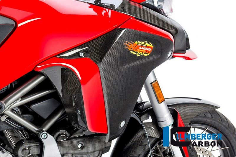 ILMBERGER / イルムバーガーカーボンパーツ サイドフェアリング 右側 グロス Ducati MTS 1200 '16 Enduro | VER.008.ME16G.K
