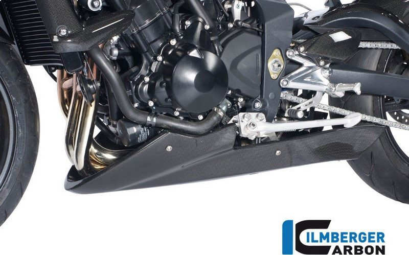 ILMBERGER / イルムバーガーカーボンパーツ ベリーパン カーボン - Triumph Street Triple 675 | VEU.012.TRSTR.K