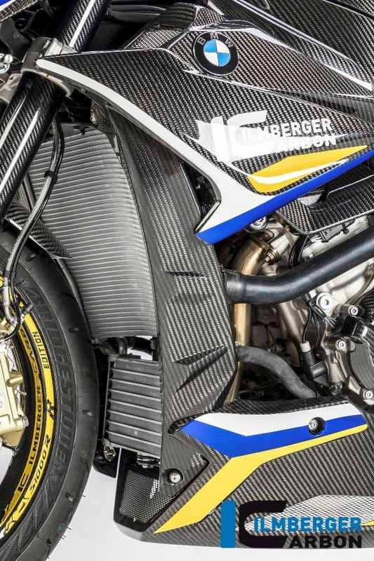 ILMBERGER / イルムバーガーカーボンパーツ ラジエーター/バジェットホルダー 左側 - BMW S 1000 R (ab 2017) | WKL.004.S117N.K