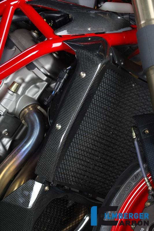 ILMBERGER / イルムバーガーカーボンパーツ ラジエーターカバー カーボン - MV Agusta Brutale 750/910 | WKO.012.MVBRU.K